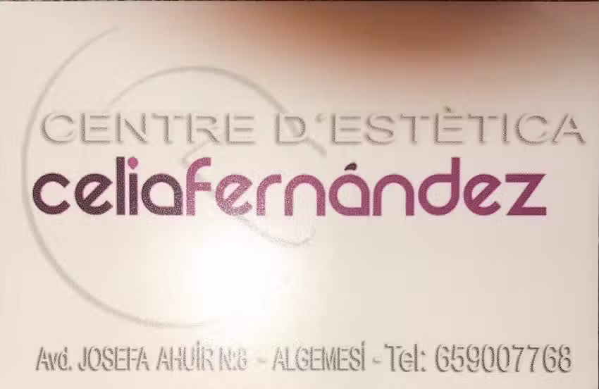 Centre d&rsquo;est&egrave;tica Celia Fern&aacute;ndez