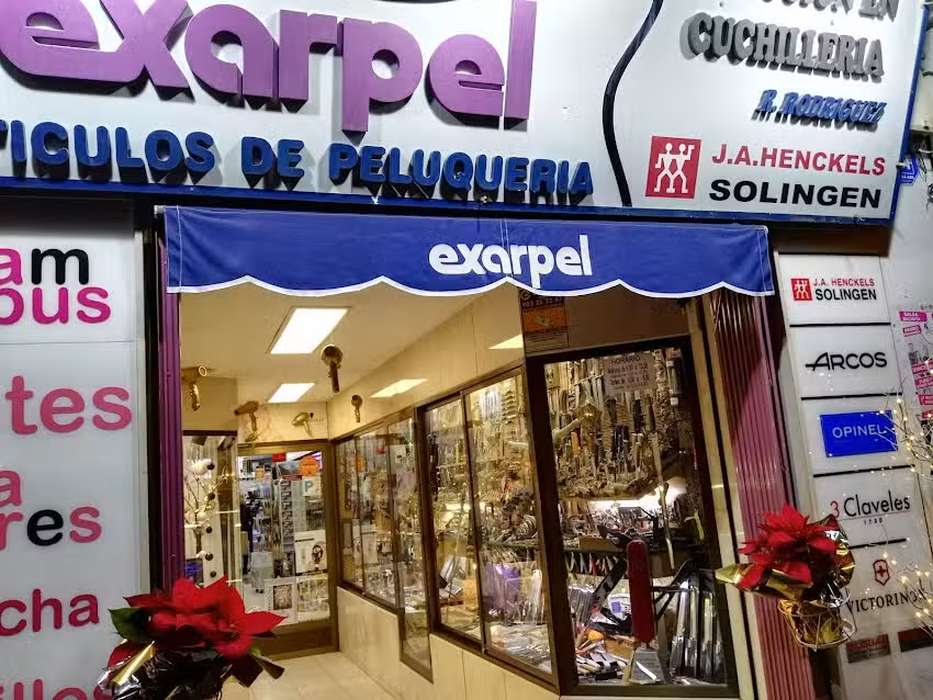 Exarpel- productos de peluqueria y cuchiller&iacute;a