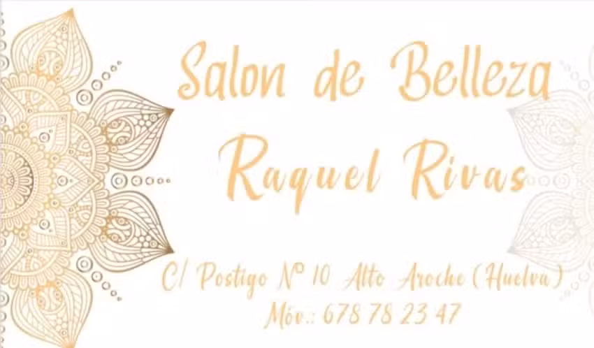 Sal&oacute;n de Belleza Raquel Rivas (Aroche). Peluquer&iacute;a y Centro de est&eacute;tica